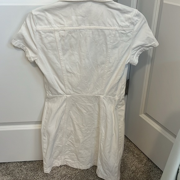 Mango white denim button dress - Picture 6 of 6